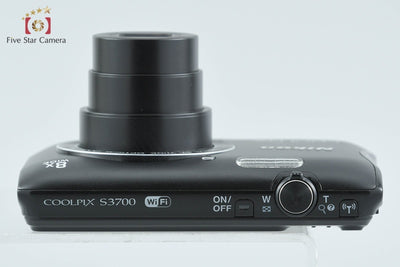 【中古】Nikon ニコン COOLPIX S3700 ブラック コンパクトデジタルカメラ