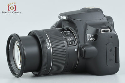 【中古】Canon キヤノン EOS 250D + EF-S 18-55mm f/4-5.6 IS STM