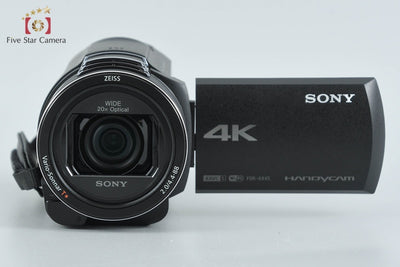 【中古】SONY ソニー HANDYCAM FDR-AX45A ブラック ビデオカメラ 元箱付き 多言語対応