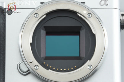 【中古】SONY ソニー α6400 ILCE-6400 ダブルズームレンズキット シルバー 元箱付き 多言語対応