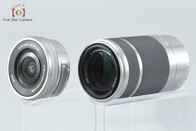 【中古】SONY ソニー α6400 ILCE-6400 ダブルズームレンズキット シルバー 元箱付き 多言語対応