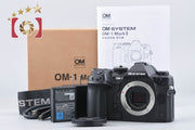 【中古】OM SYSTEM (OLYMPUS) オーエム システム OM-1 Mark II ブラック ミラーレス一眼カメラ シャッター回数僅少 元箱付き