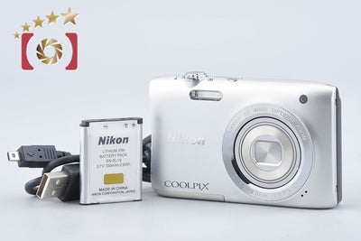 【中古】Nikon ニコン COOLPIX S2900 シルバー コンパクトデジタルカメラ