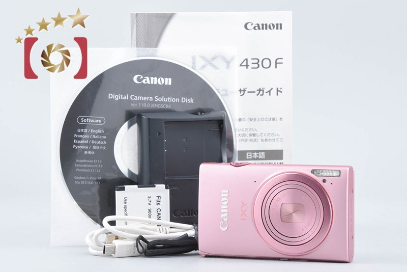 【中古】Canon キヤノン IXY 430F ピンク コンパクトデジタルカメラ