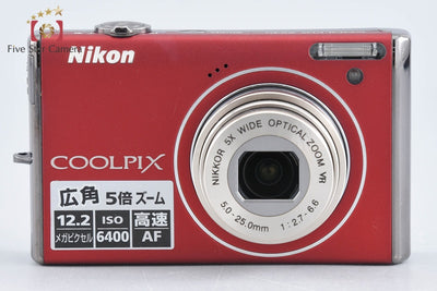 【中古】Nikon ニコン COOLPIX S640 プライムレッド コンパクトデジタルカメラ