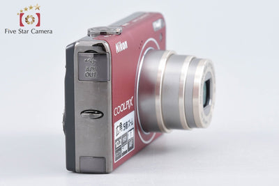 【中古】Nikon ニコン COOLPIX S640 プライムレッド コンパクトデジタルカメラ