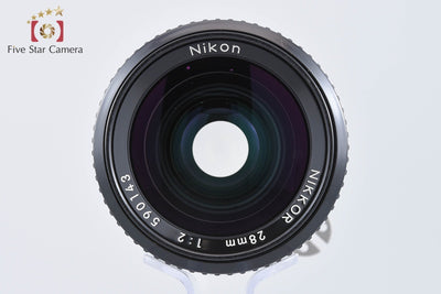 【中古】Nikon ニコン Ai-S NIKKOR 28mm f/2