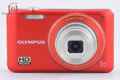【中古】OLYMPUS オリンパス VG-120 レッド コンパクトデジタルカメラ