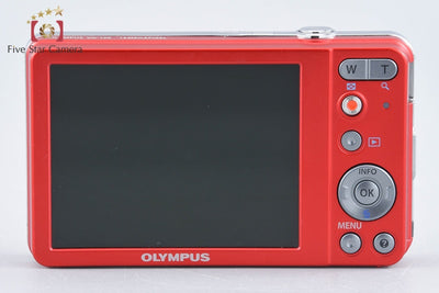 【中古】OLYMPUS オリンパス VG-120 レッド コンパクトデジタルカメラ