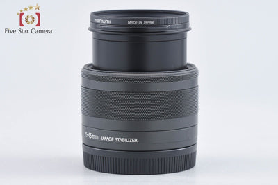 【中古】Canon キヤノン EF-M 15-45mm f/3.5-6.3 IS STM ブラック
