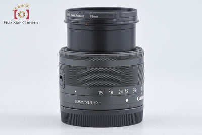 【中古】Canon キヤノン EF-M 15-45mm f/3.5-6.3 IS STM ブラック