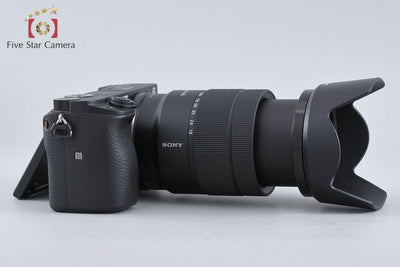 【中古】SONY ソニー α6400 ILCE-6400 ブラック 高倍率ズームレンズキット 元箱付き 多言語対応