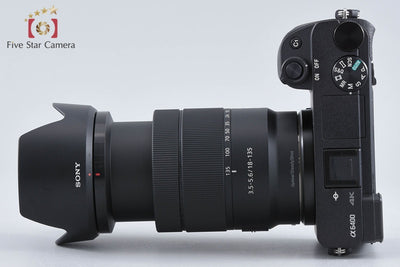 【中古】SONY ソニー α6400 ILCE-6400 ブラック 高倍率ズームレンズキット 元箱付き 多言語対応