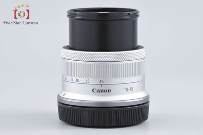 【中古】Canon キヤノン RF-S 18-45mm f/4.5-6.3 IS STM シルバー