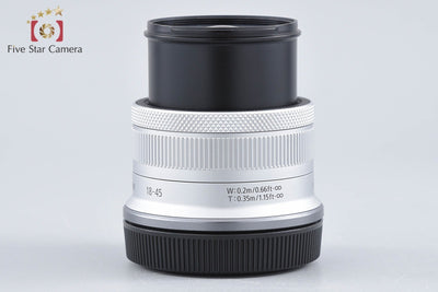 【中古】Canon キヤノン RF-S 18-45mm f/4.5-6.3 IS STM シルバー