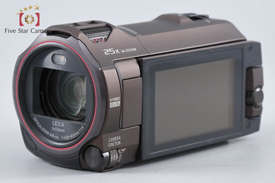 【中古】Panasonic パナソニック HC-WX995M ブラウン デジタル4Kビデオカメラ