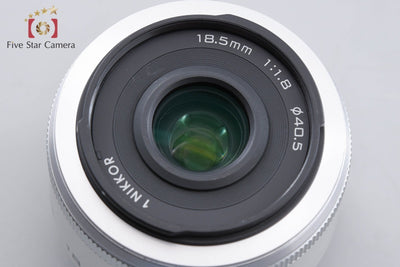 【中古】Nikon ニコン 1 NIKKOR 18.5mm f/1.8 シルバー