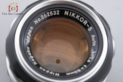 【中古】Nikon ニコン NIKKOR-S Auto 50mm f/1.4