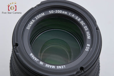 【中古】SIGMA シグマ 50-200mm f/4-5.6 DC OS HSM キヤノン用
