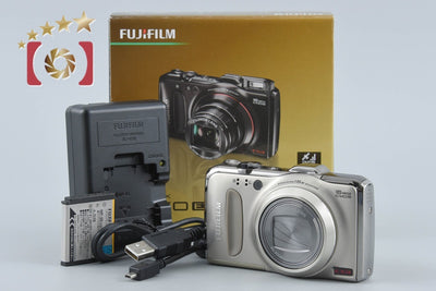 【中古】FUJIFILM 富士フイルム FinePix F550EXR シャンパンゴールド コンパクトデジタルカメラ 元箱付き