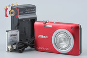 【中古】Nikon ニコン COOLPIX A100 レッド コンパクトデジタルカメラ