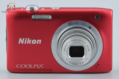 【中古】Nikon ニコン COOLPIX A100 レッド コンパクトデジタルカメラ