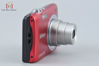 【中古】Nikon ニコン COOLPIX A100 レッド コンパクトデジタルカメラ