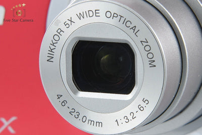 【中古】Nikon ニコン COOLPIX A100 レッド コンパクトデジタルカメラ