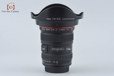 【中古】Canon キヤノン EF 17-40mm f/4 L USM