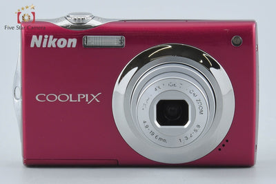 【中古】Nikon ニコン COOLPIX S4000 ルビーレッド コンパクトデジタルカメラ