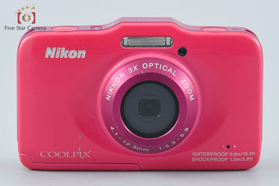 【中古】Nikon ニコン COOLPIX S31 ピンク コンパクトデジタルカメラ