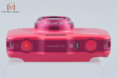 【中古】Nikon ニコン COOLPIX S31 ピンク コンパクトデジタルカメラ
