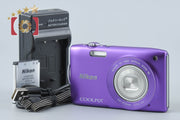 【中古】Nikon ニコン COOLPIX S3300 ラベンダーパープル コンパクトデジタルカメラ