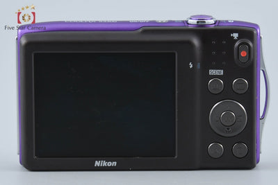 【中古】Nikon ニコン COOLPIX S3300 ラベンダーパープル コンパクトデジタルカメラ