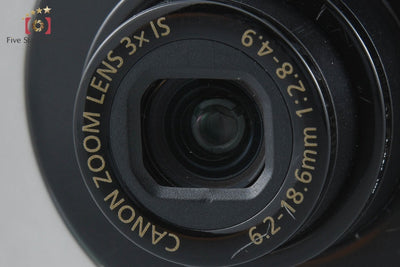 【中古】Canon キヤノン IXY DIGITAL 25 IS ブラック コンパクトデジタルカメラ