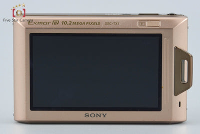 【中古】SONY ソニー Cyber-Shot DSC-TX1 ゴールド コンパクトデジタルカメラ