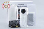 【中古】Arashi Vision 嵐ビジョン Insta360 X5 サテンホワイト Limited Edition 360度8Kアクションカメラ 元箱付き