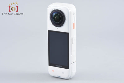【中古】Arashi Vision 嵐ビジョン Insta360 X5 サテンホワイト Limited Edition 360度8Kアクションカメラ 元箱付き