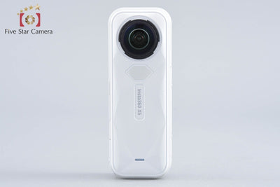 【中古】Arashi Vision 嵐ビジョン Insta360 X5 サテンホワイト Limited Edition 360度8Kアクションカメラ 元箱付き