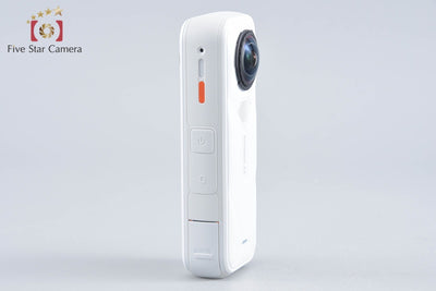 【中古】Arashi Vision 嵐ビジョン Insta360 X5 サテンホワイト Limited Edition 360度8Kアクションカメラ 元箱付き
