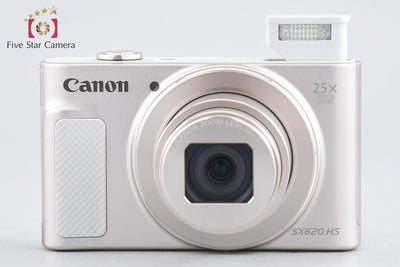【中古】Canon キヤノン PowerShot SX620 HS ホワイト コンパクトデジタルカメラ