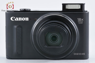 【中古】Canon キヤノン PowerShot SX610 HS ブラック コンパクトデジタルカメラ