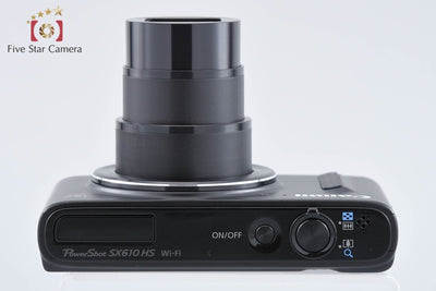 【中古】Canon キヤノン PowerShot SX610 HS ブラック コンパクトデジタルカメラ