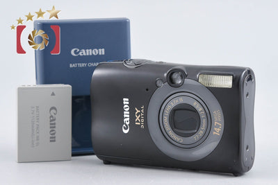 【中古】Canon キヤノン IXY DIGITAL 3000 IS パンサーブラック コンパクトデジタルカメラ