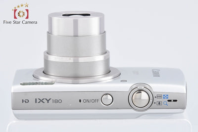 【中古】Canon キヤノン IXY 180 シルバー コンパクトデジタルカメラ