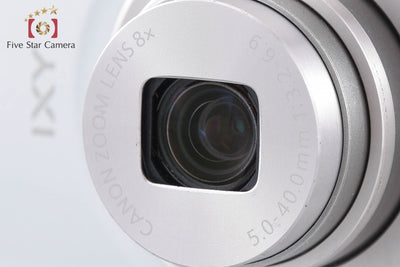 【中古】Canon キヤノン IXY 180 シルバー コンパクトデジタルカメラ
