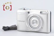 【中古】Nikon ニコン COOLPIX L32 シルバー コンパクトデジタルカメラ