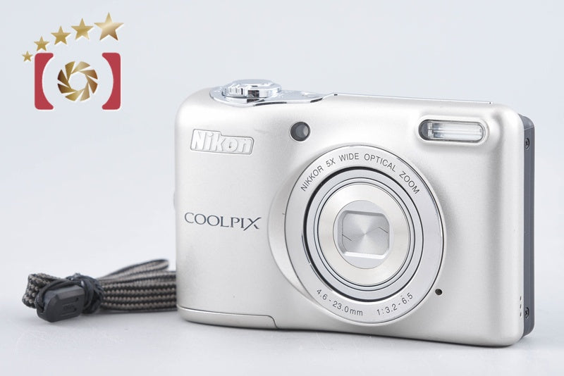 【中古】Nikon ニコン COOLPIX L32 シルバー コンパクトデジタルカメラ
