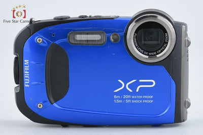 【中古】FUJIFILM 富士フイルム FinePix XP60 ブルー コンパクトデジタルカメラ