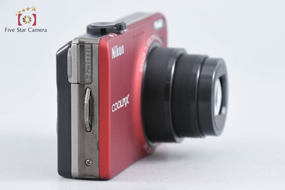 【中古】Nikon ニコン COOLPIX S6000 フラッシュレッド コンパクトデジタルカメラ